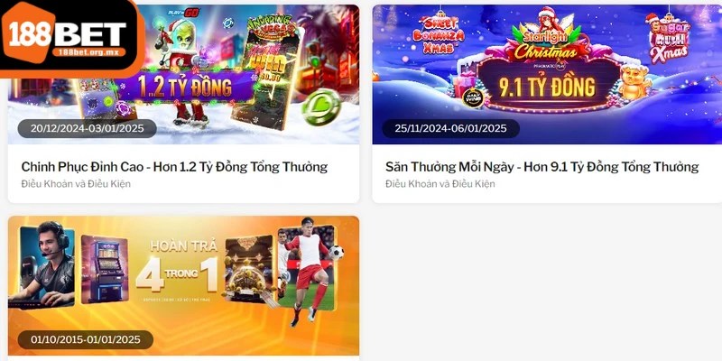 Khuyến mãi “ 188BET thưởng mỗi tháng ” là một chương trình đặc biệt 